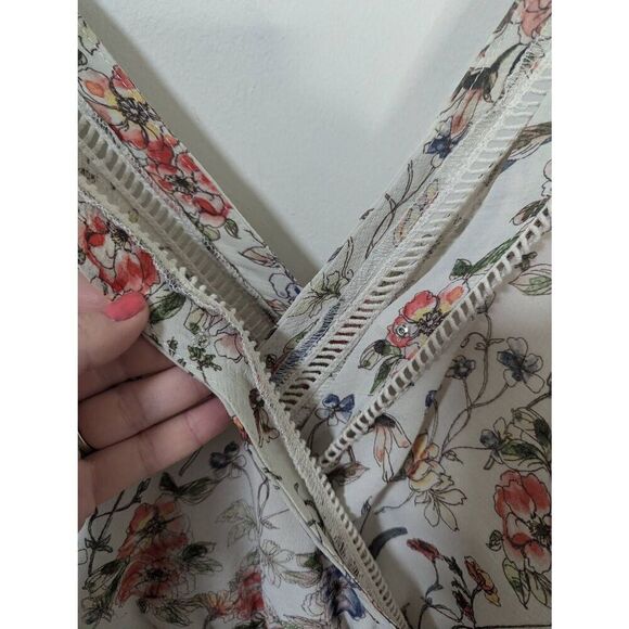 Cupcakes & Cashmere Long Sleeve Floral Dress - Size Small - Picture 8 of 8